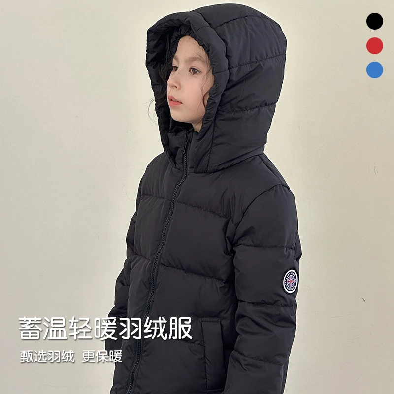 男童冬装帽子短款儿童羽绒服童装外套反季宝宝可爱超萌儿童衣服