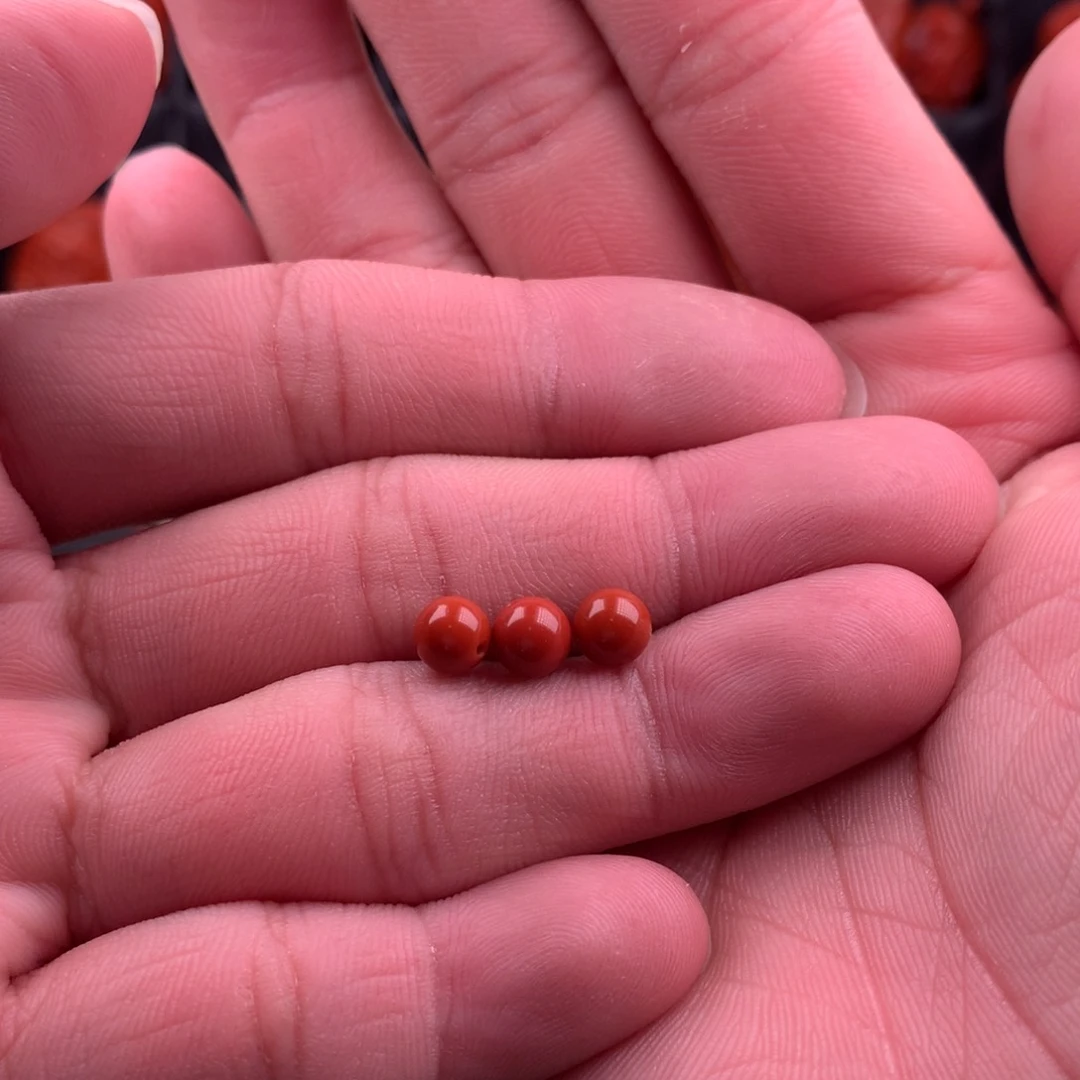 一***界南红玛瑙圆珠6未镶嵌