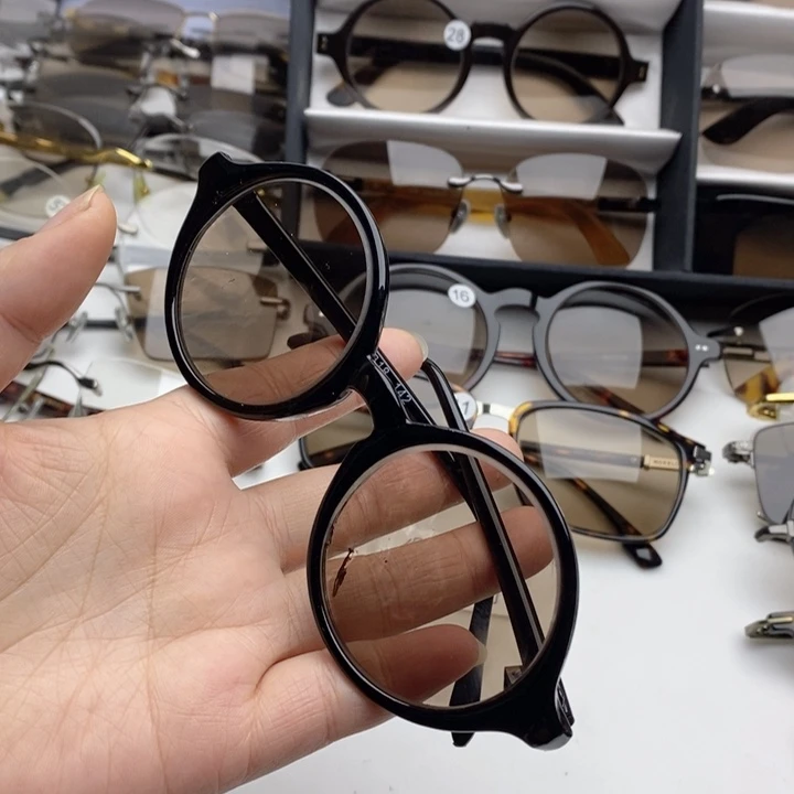 天然水晶石头眼镜