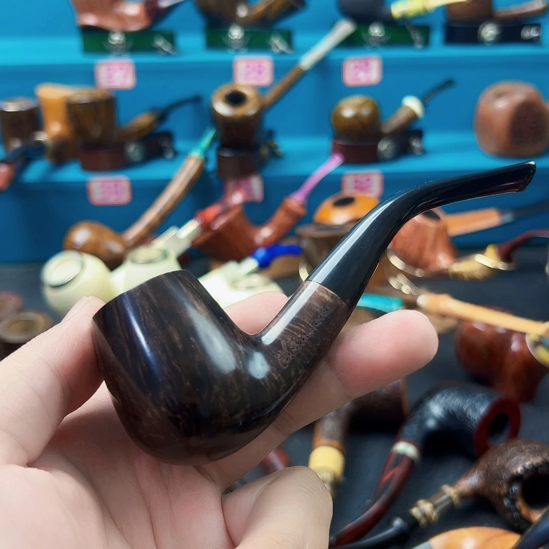 绘***学意大利石楠木烟斗