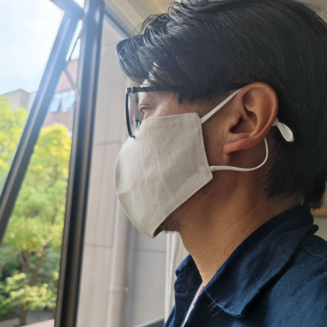 【汉麻口罩】纯汉麻透气口罩 夏季防晒面罩 可调节松紧