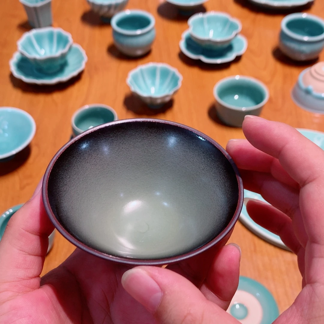 抖***去龙泉青瓷茶具杯子