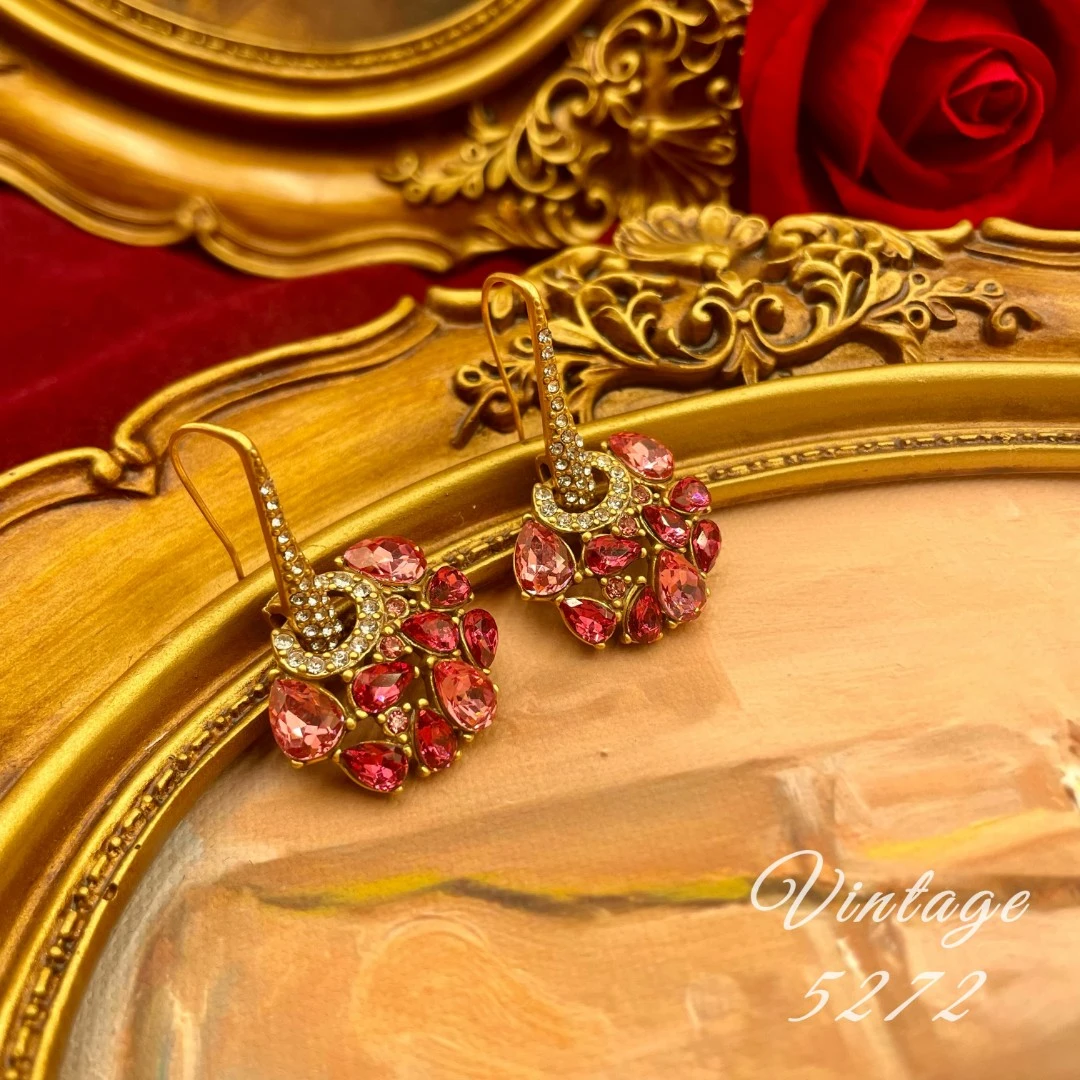 铜合金耳饰 设计师款耳饰~5272