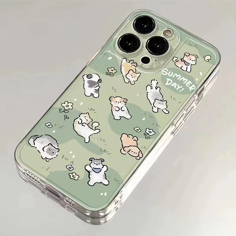 草地仰泳适用苹果13手机壳iphone16pro/15/14/12小米vivo华为oppo