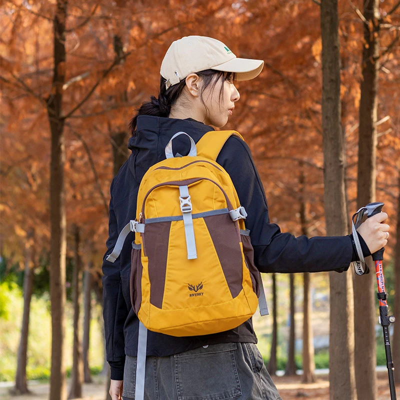 2025年防水减负轻便简约风透气双肩背包韩版双肩包女皮肤包登山包