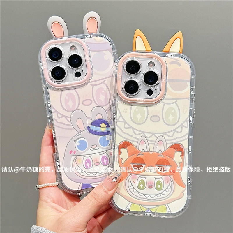 泡芙羽纱适用苹果16/iPhone/华为荣耀/OPPO/VIVO/小米/手机壳爆款