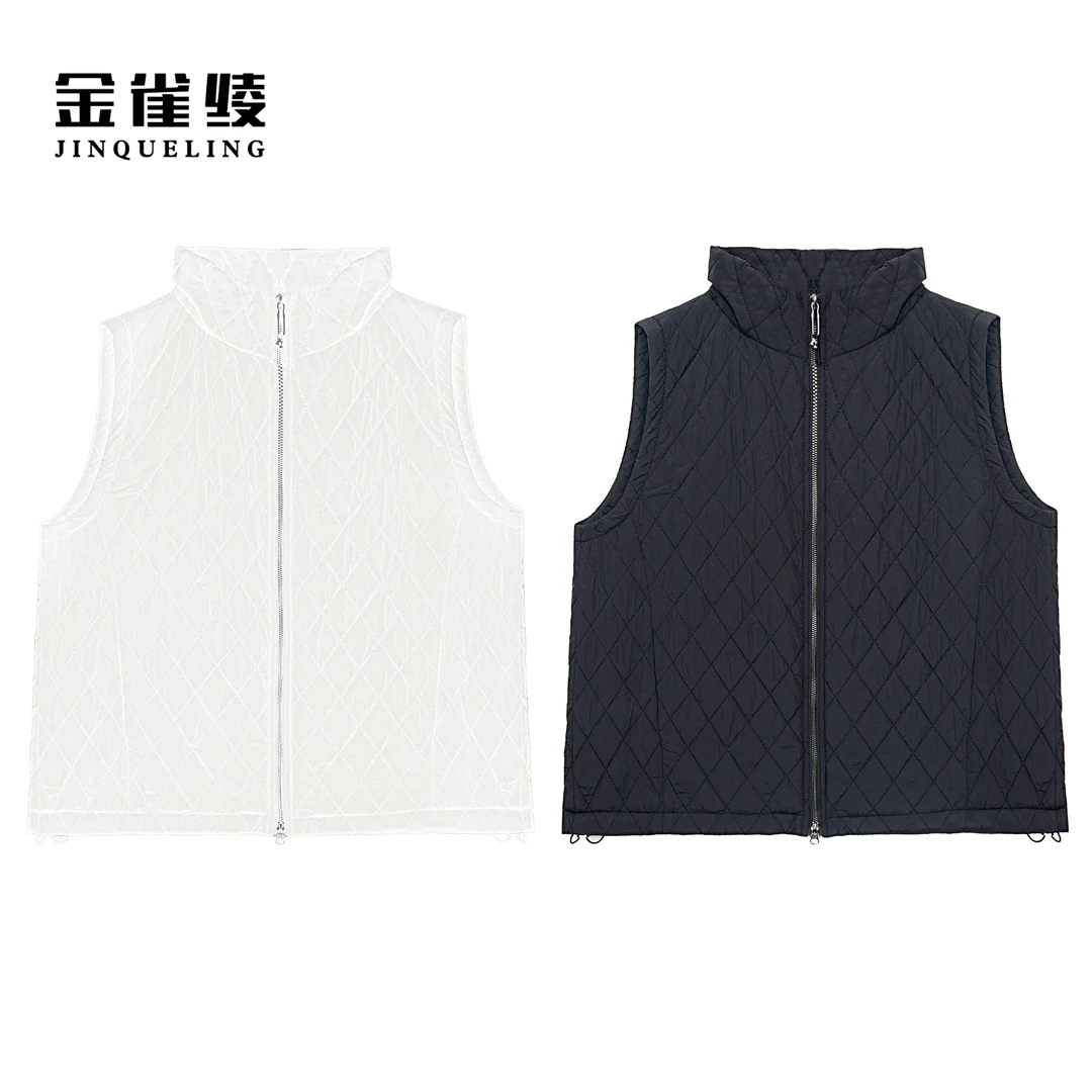 金雀绫【瘦小羊马甲】设计师工字型款加宽加大马夹SZA4TW672