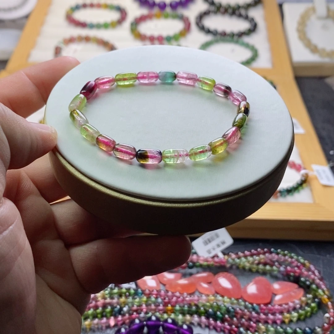 碧玺碧玺手链未镶嵌