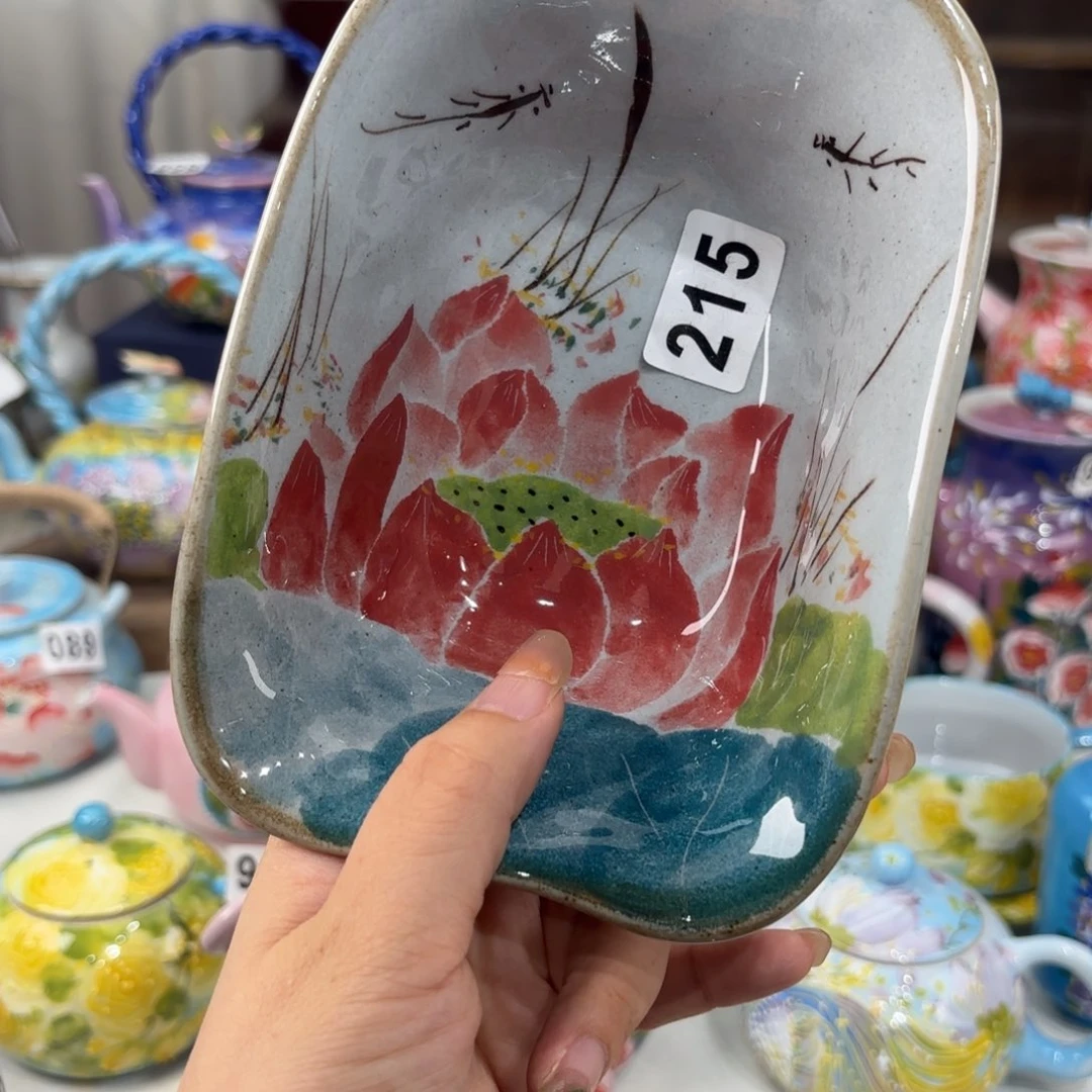 景德镇手绘高温釉下彩陶瓷茶具