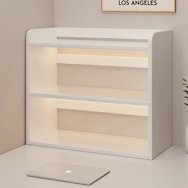 桌面置物架桌上简易书架书桌收纳小柜子储物柜办公室收纳整理神器