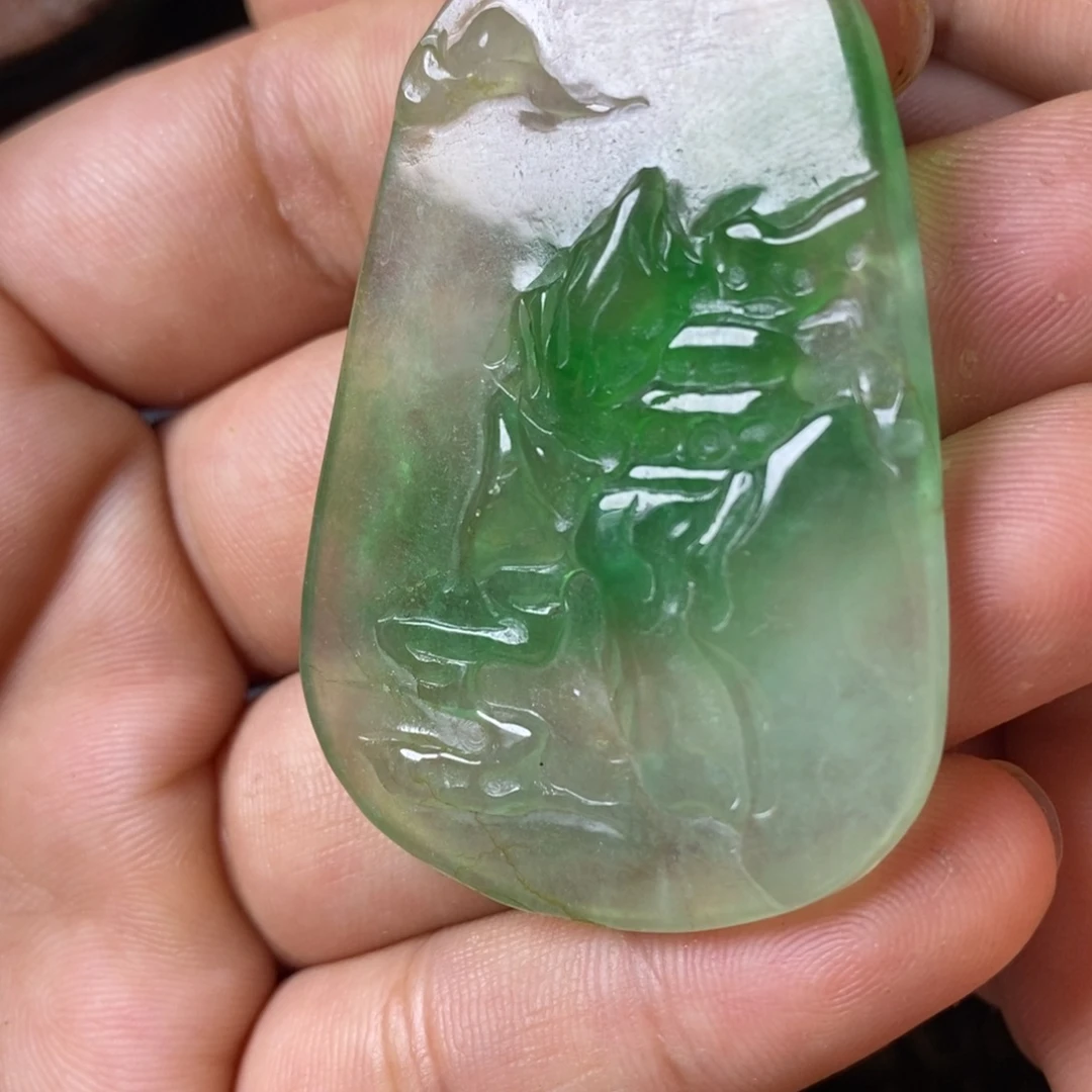 吊坠白玉菩提摆件