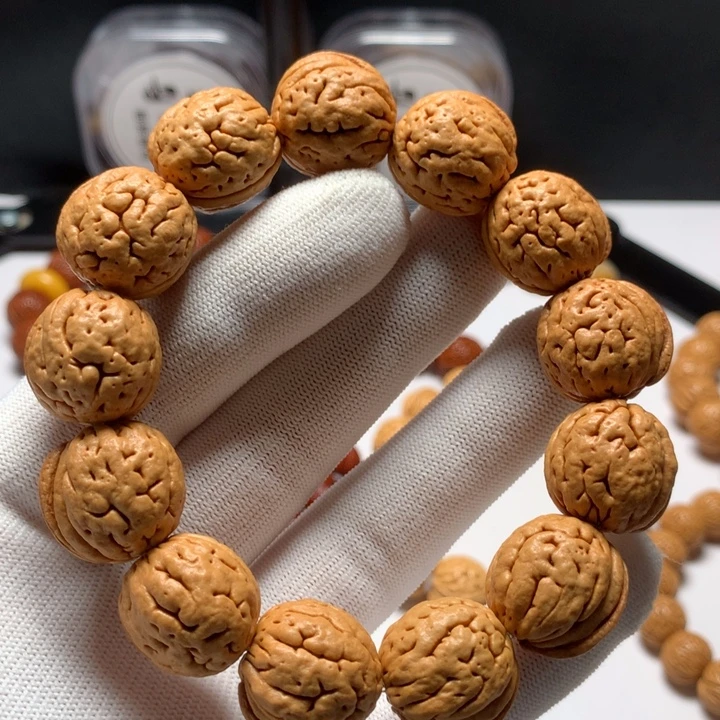 手串桃核盘锦肌肉纹桃核手串