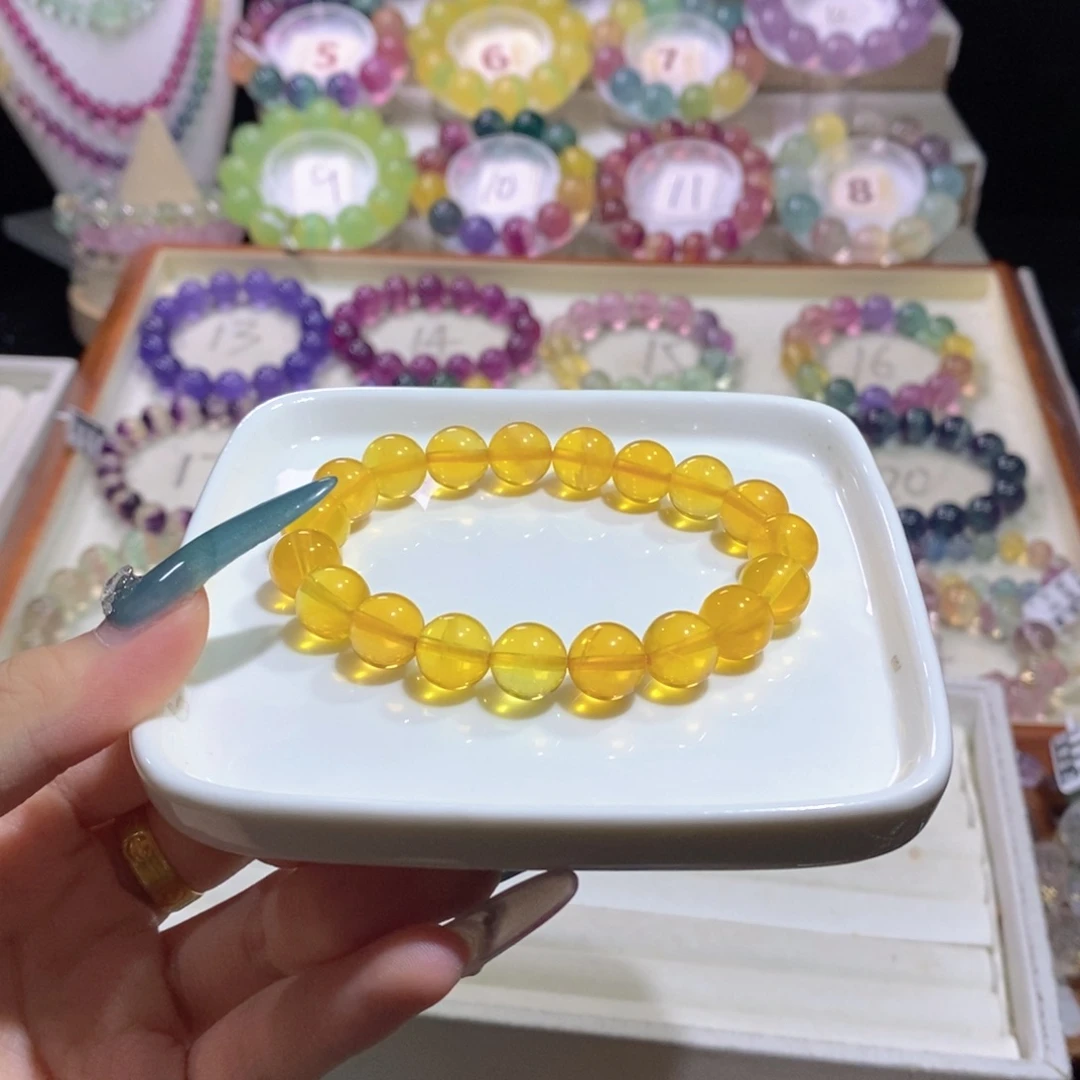 手链未镶嵌萤石金黄