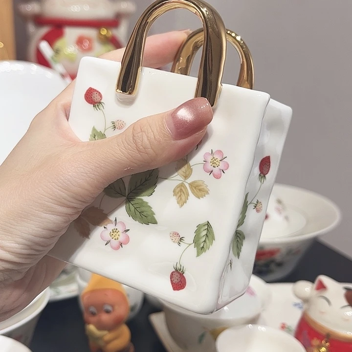 王***萍瓷片提篮1个提篮提篮