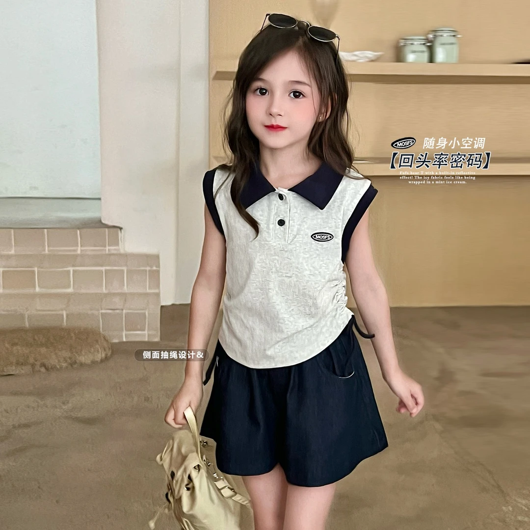 【回头率密码】气质无袖POLO上衣