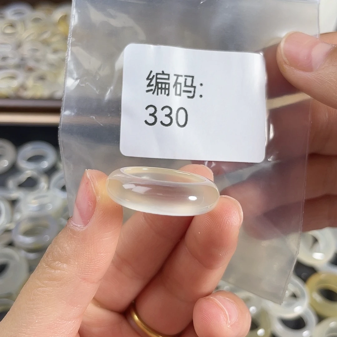 玛瑙/玉髓未镶嵌戒指330港18