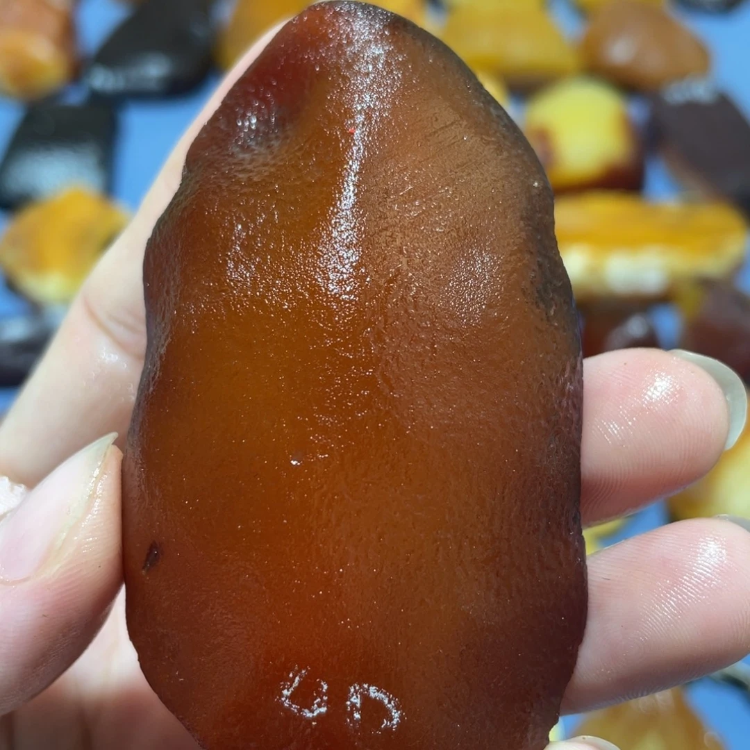 未镶嵌定制蜜蜡红皮