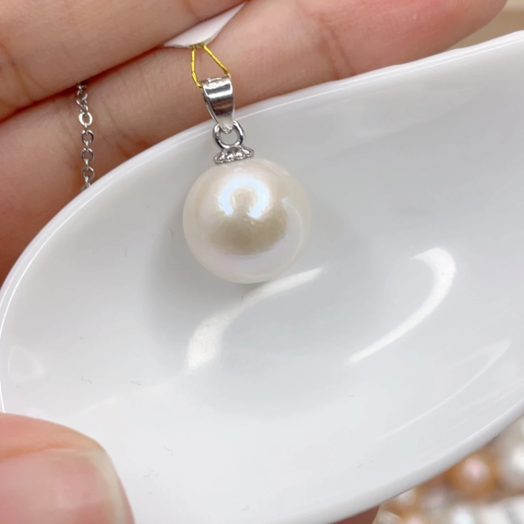 淡水珍珠未镶嵌吊坠(赠链)