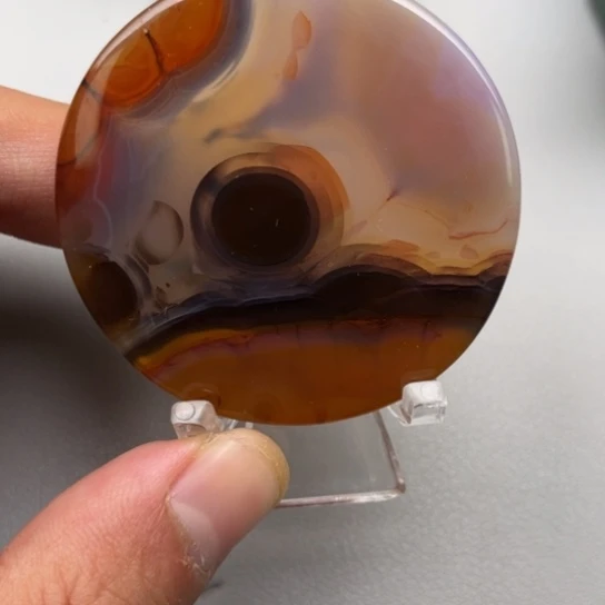 玛瑙/玉髓颈饰未镶嵌孟**；