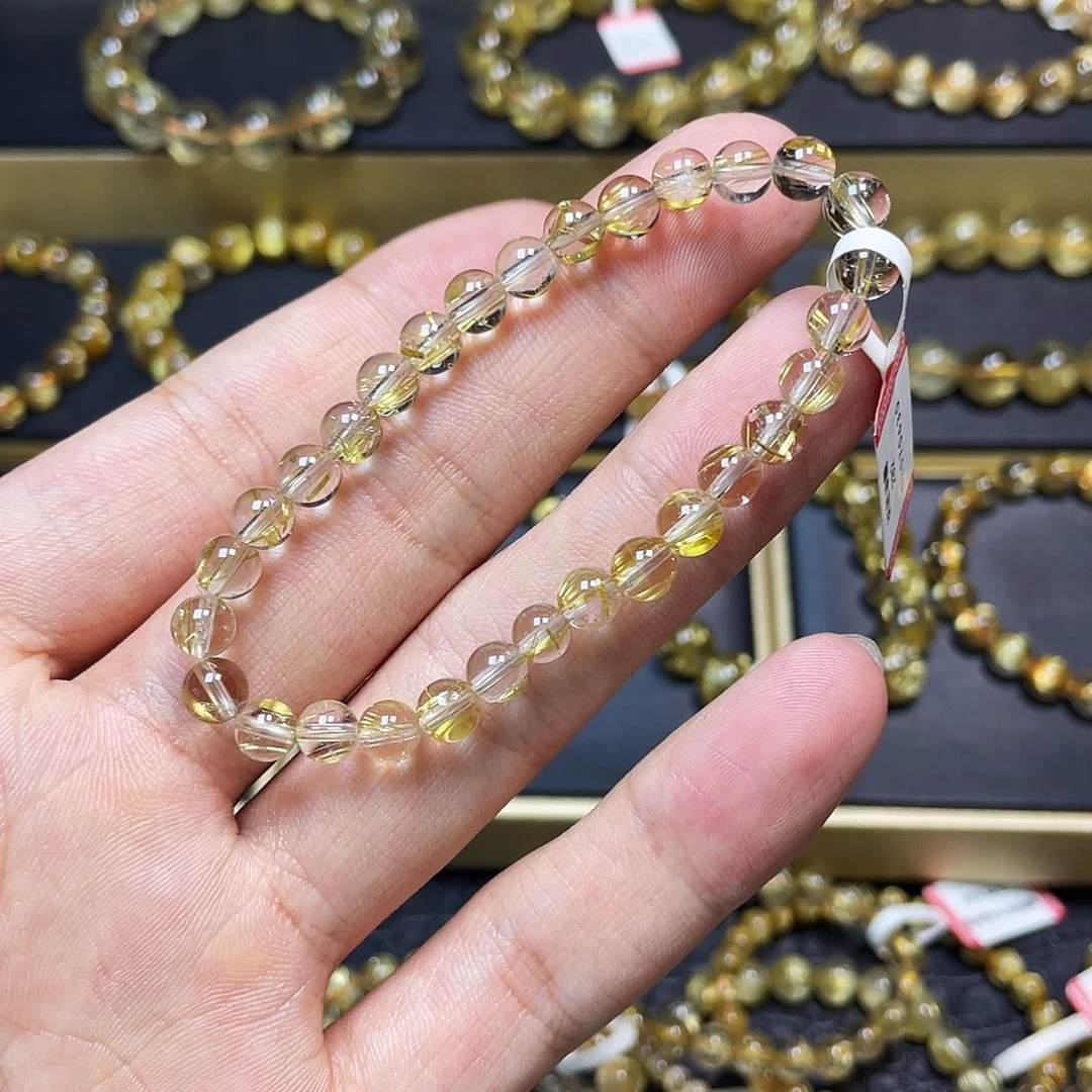 水晶手串未镶嵌金发晶6