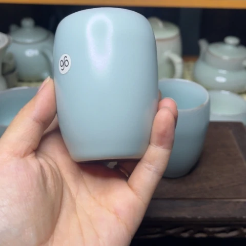 殊***遠北宋官瓷瑕疵主人杯