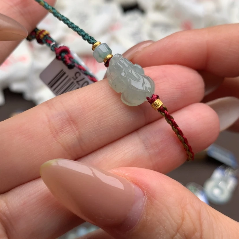 【闪购商品】翡翠手串银S925镶嵌一