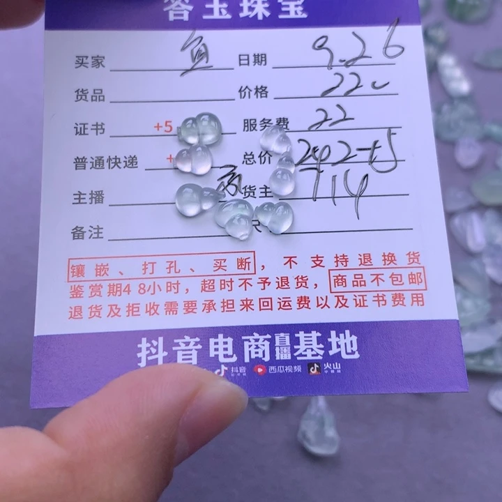 颈饰未镶嵌翡翠鱼*饭