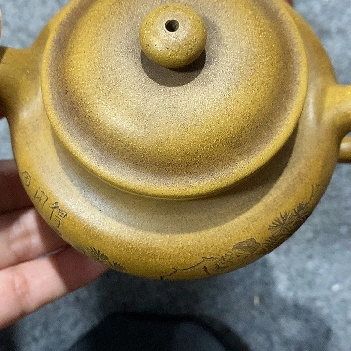 大***）茶壶紫砂陶瓷摆件爱好者摆件