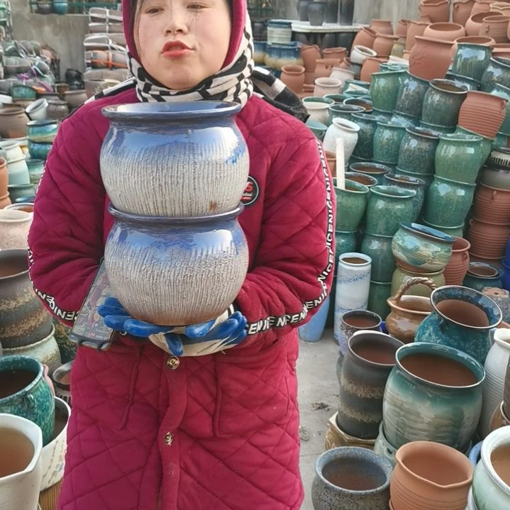 红陶口18高16…瑕疵两