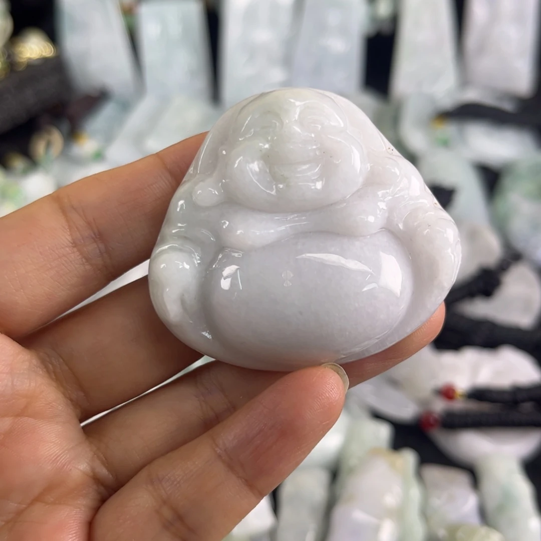 翡翠未镶嵌吊坠(不含链)瑕疵