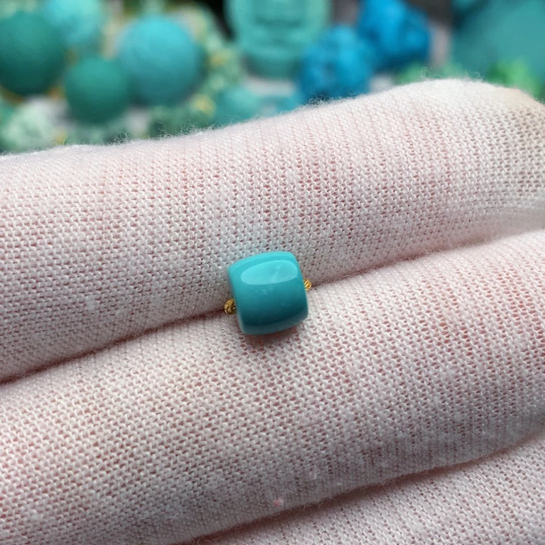 绿松石未镶嵌珠宝奇石6.7mm