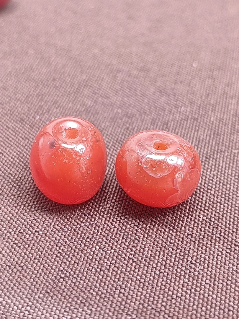 燕子古珠—玛瑙吊坠（不规则糖球1.4）