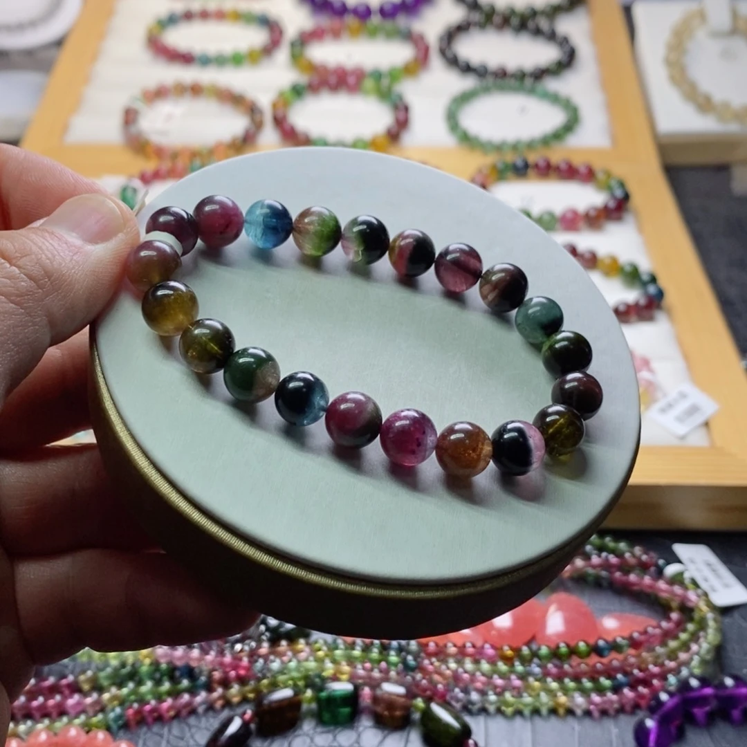 碧玺碧玺手链未镶嵌