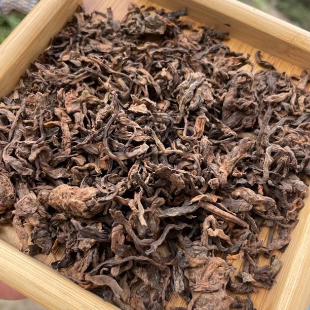 （高黎）小叶种藤条古树熟茶散料2017年