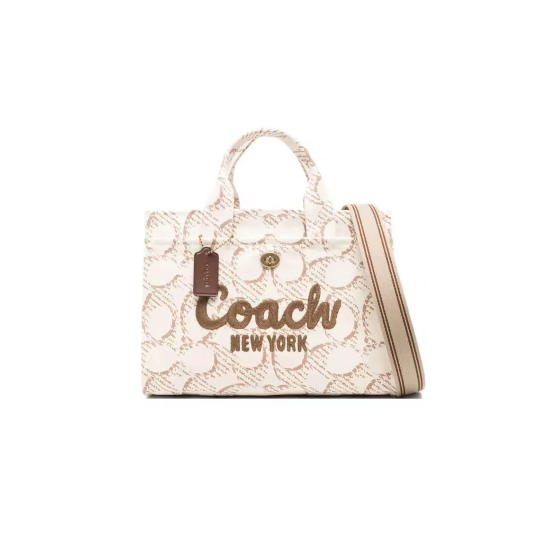 95新/蔻驰针织印花方托包/H5435/34X25X16