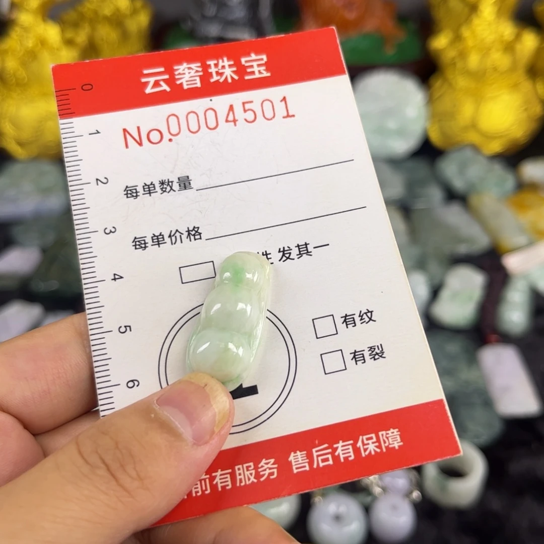 翡翠未镶嵌吊坠(赠链)10