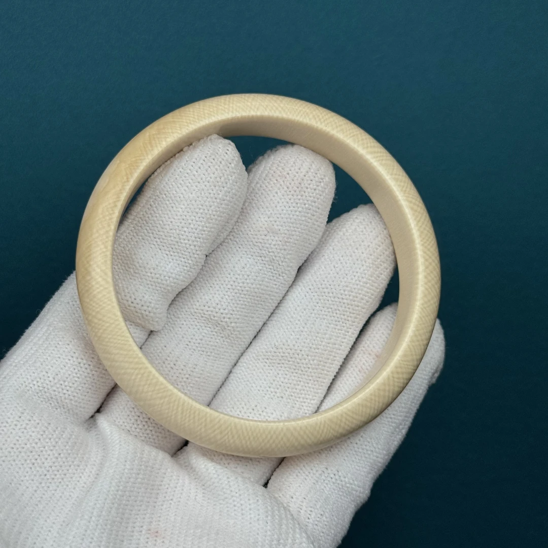 U2098天然猛犸 满纹 宽12mm手镯55.5mm一物一图 假一罚十