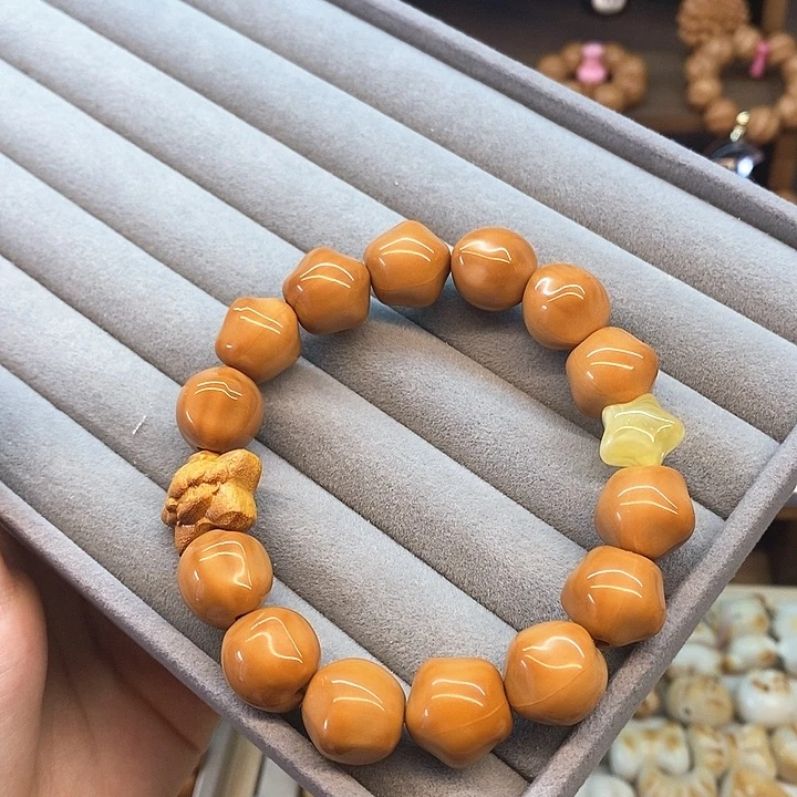 猴头核桃手串星星设计款