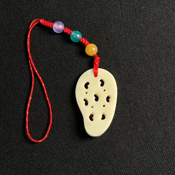 PN07 藕片手机挂 只做天然猛犸牙