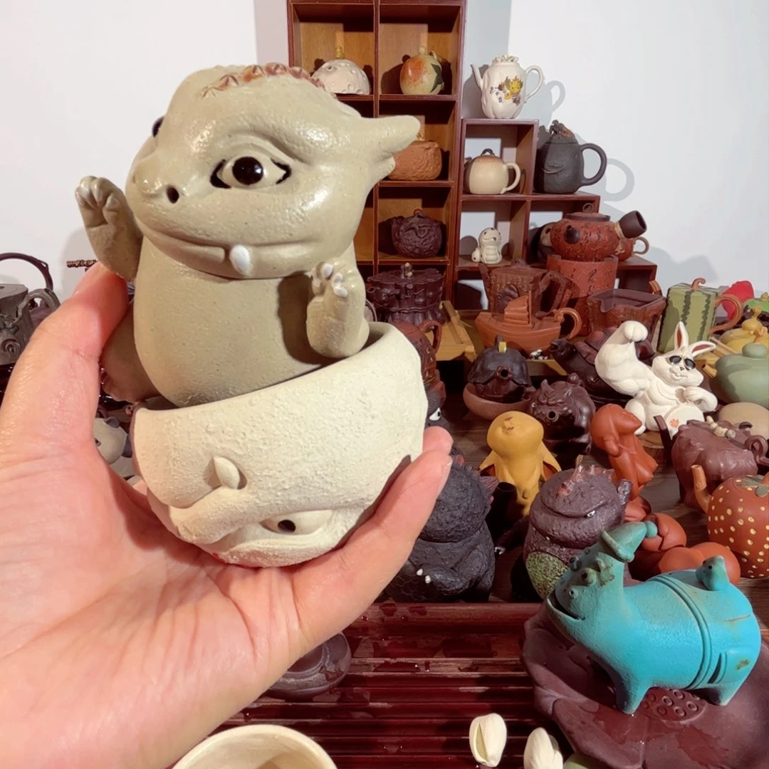 紫砂茶壶t****人纯手工制作过程非常