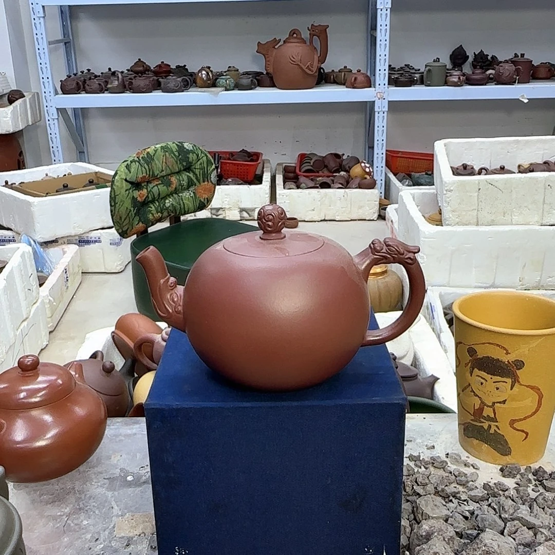 茶壶紫砂宜兴紫砂壶瑕疵处理