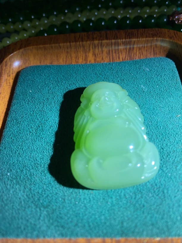 新疆黑羊洞奶油薄荷绿俏色佛公