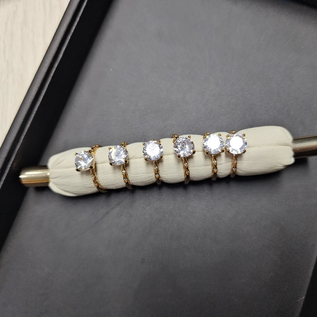 精品白钻戒指女款高货