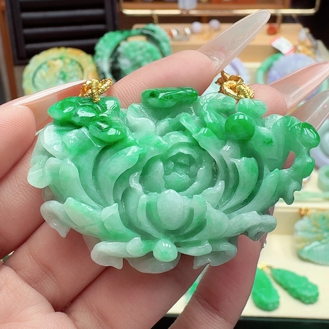 颈饰未镶嵌翡翠翡翠吊坠