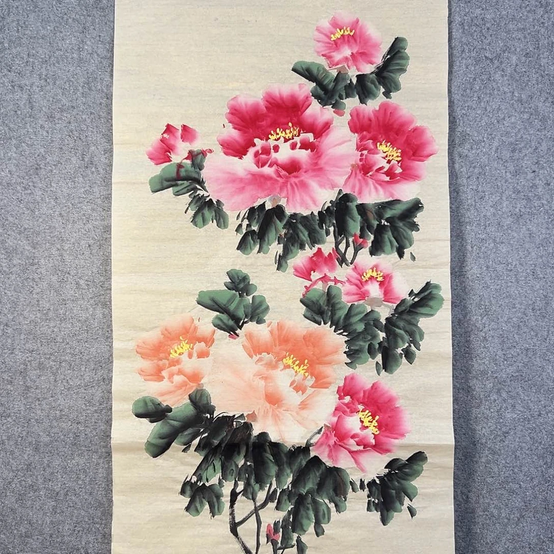 国画235 牡丹之歌传情传中之