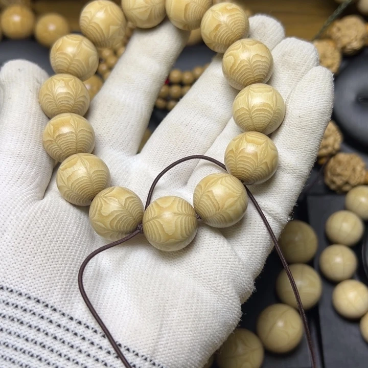 山***叶木质类五台山六道木1.6精品原木手串