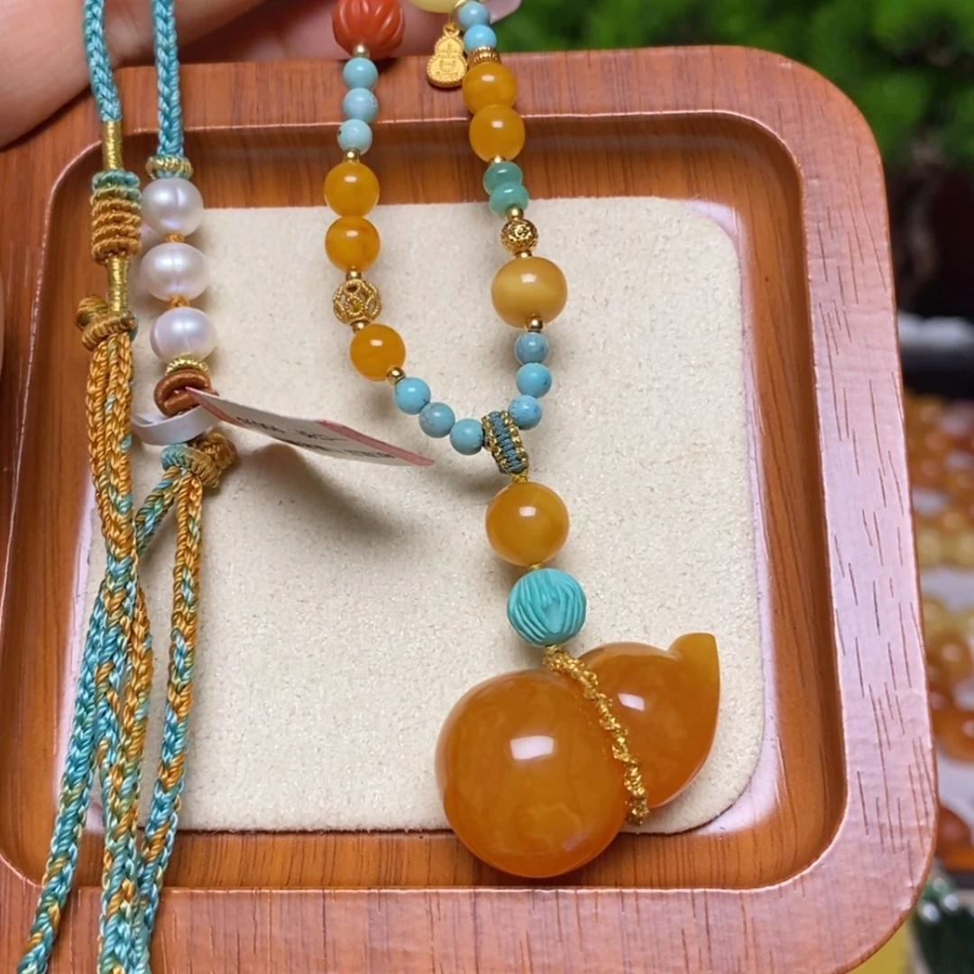 【闪购商品】蜜蜡吊坠(不含链)未镶嵌项链