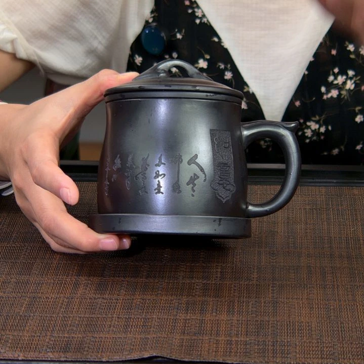 茶杯紫砂高货放漏