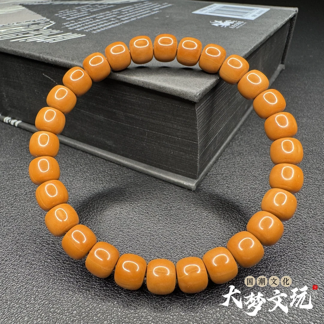 大梦【武】系列━8.5mm凤仙料猴头核桃老型手串/原皮原色/精工全品