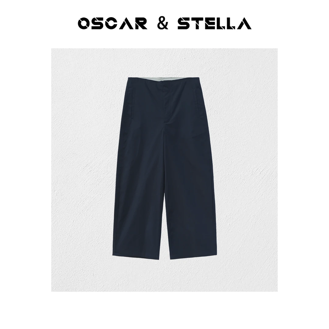 OSCAR&STELLA早春舒适百搭显瘦简约休闲裤270-EQ8225